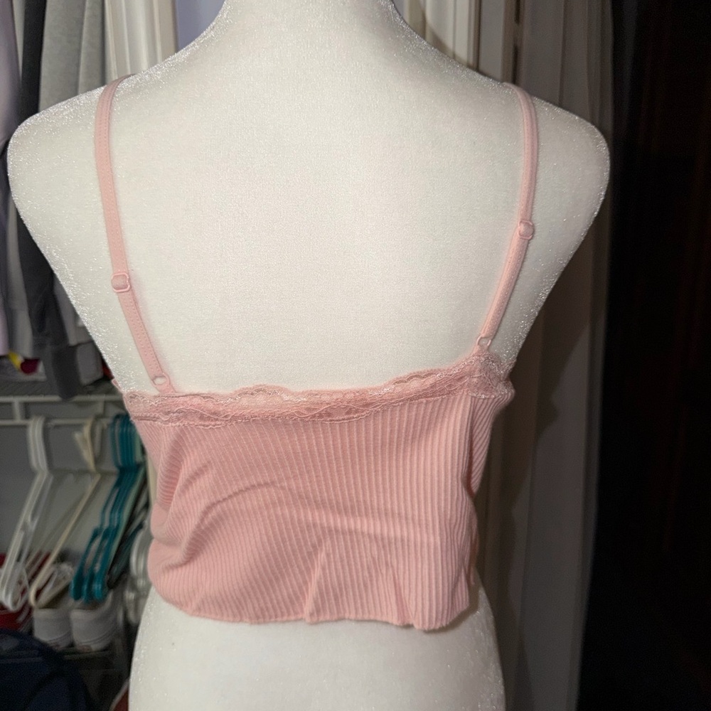 Miami Blush Lace-Trimmed Tank - Picture 3 of 4